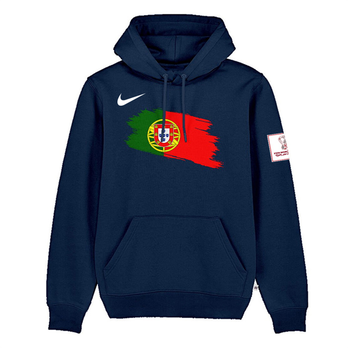 Men's Portugal Navy 2022 FIFA World Cup Soccer Hoodie